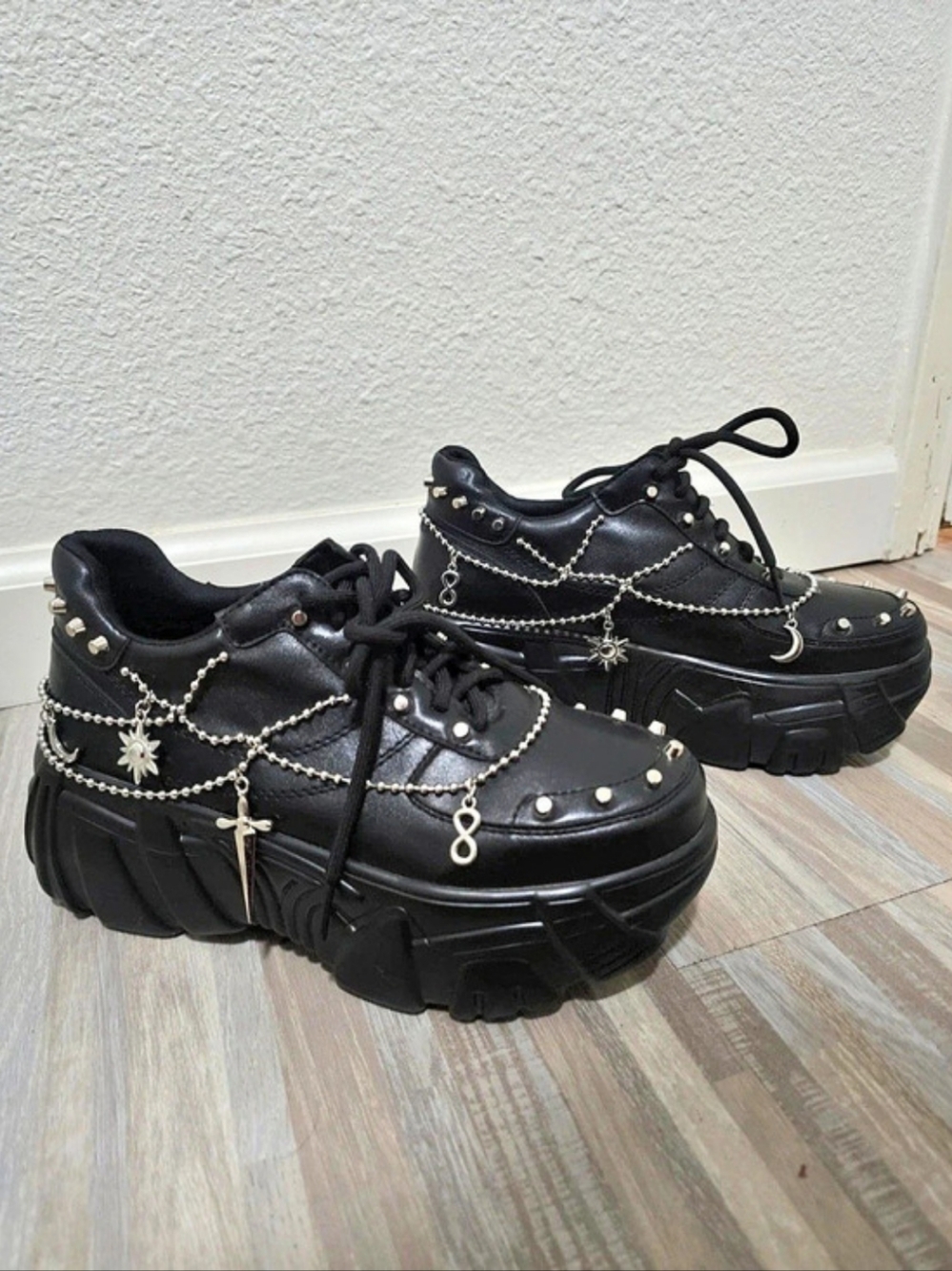 Black Platform Sneakers Dolls Kill. Koi